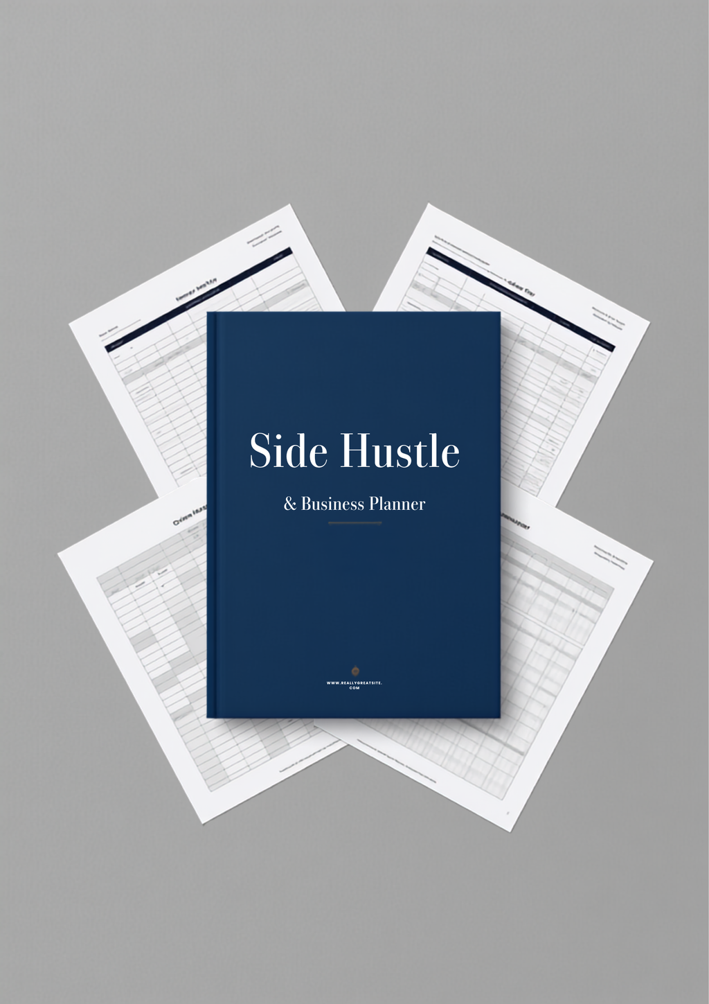 Side Hustle Business Planner branded showcase