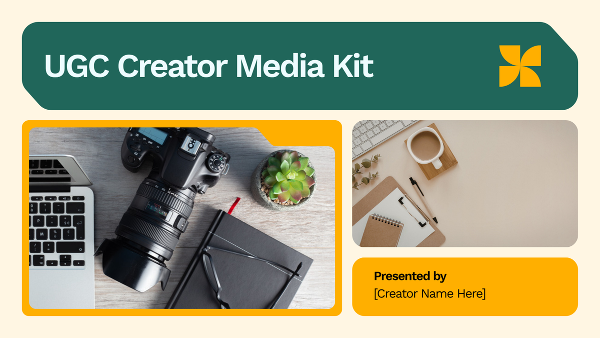 Media kit cover page