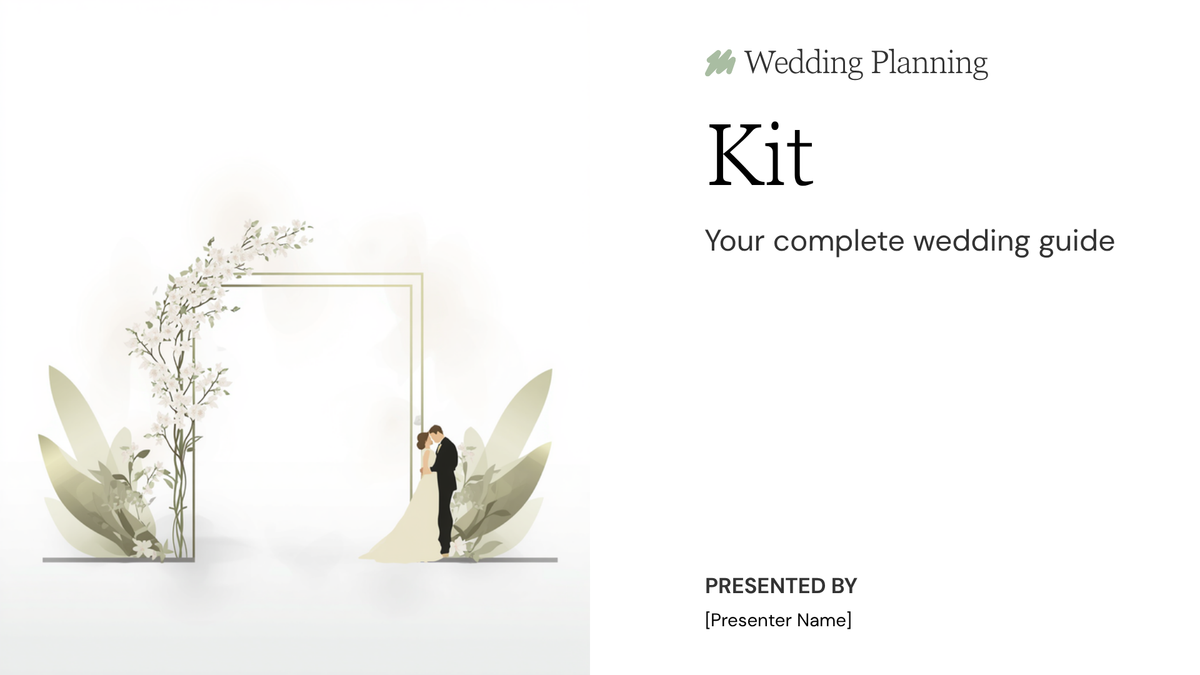 Wedding planning kit cover