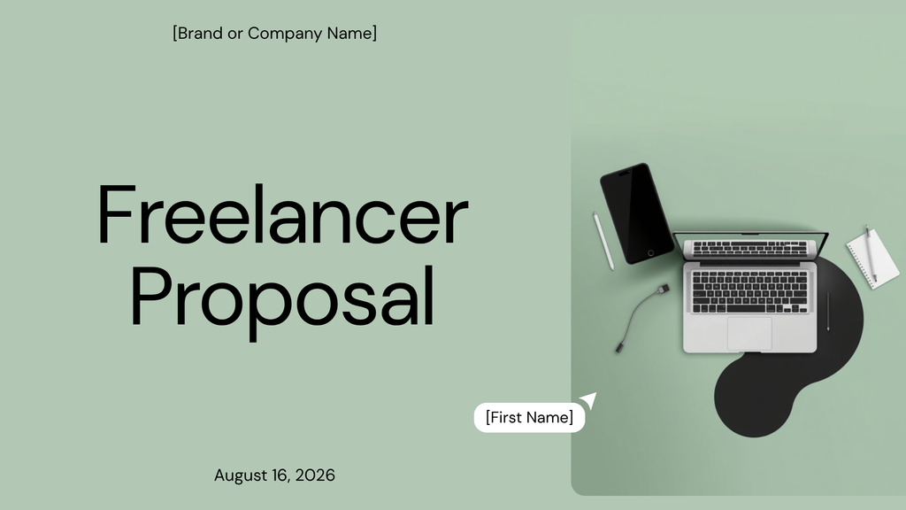 Freelancer pitch kit cover