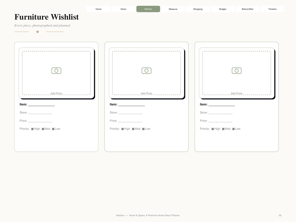 Production Kit 11 — Home & Space: Premium Home Decor Planner (Hyperlinked PDF)