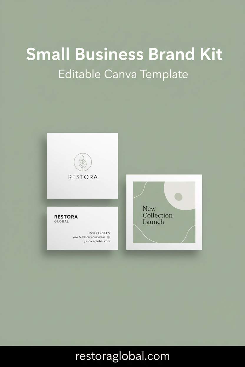 Small Business Brand Kit — Pinterest pin image