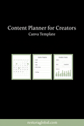 Content Planner for Creators — Pinterest pin image