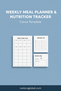 Weekly Meal Planner & Nutrition Tracker — Pinterest pin image