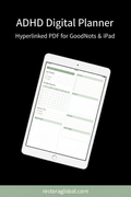 ADHD Digital Planner — Pinterest pin image