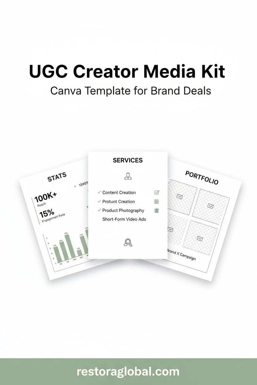 UGC Creator Media Kit — Pinterest pin image